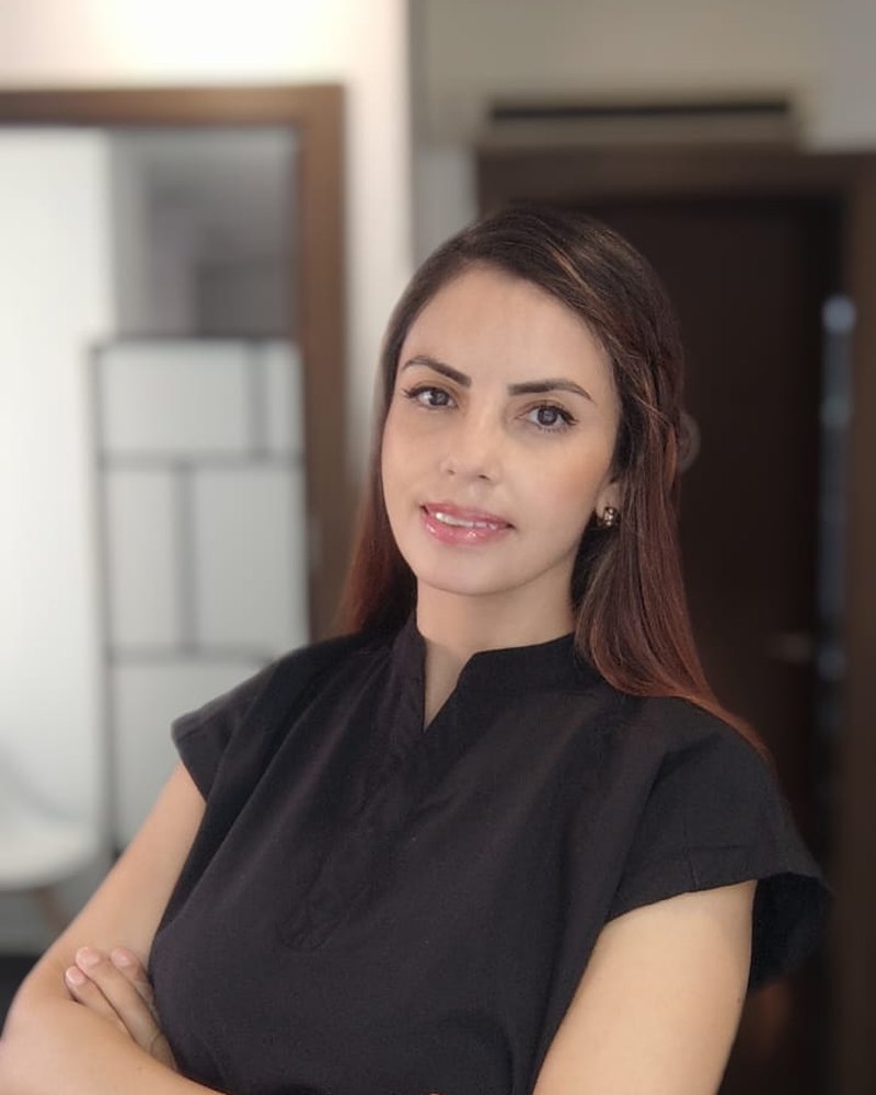 Lizbeth Arias, técnica en estética del centro